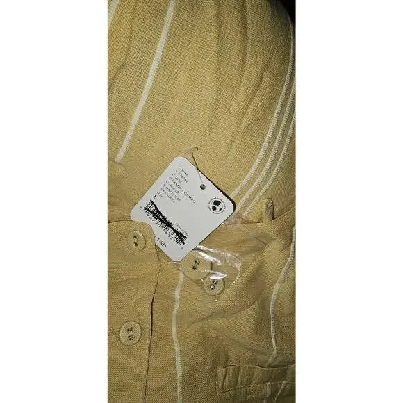 New Free People Casual Friday Set FREE-EST  $128 LARGE  Pampas Combo STRIPED - Picture 7 of 7